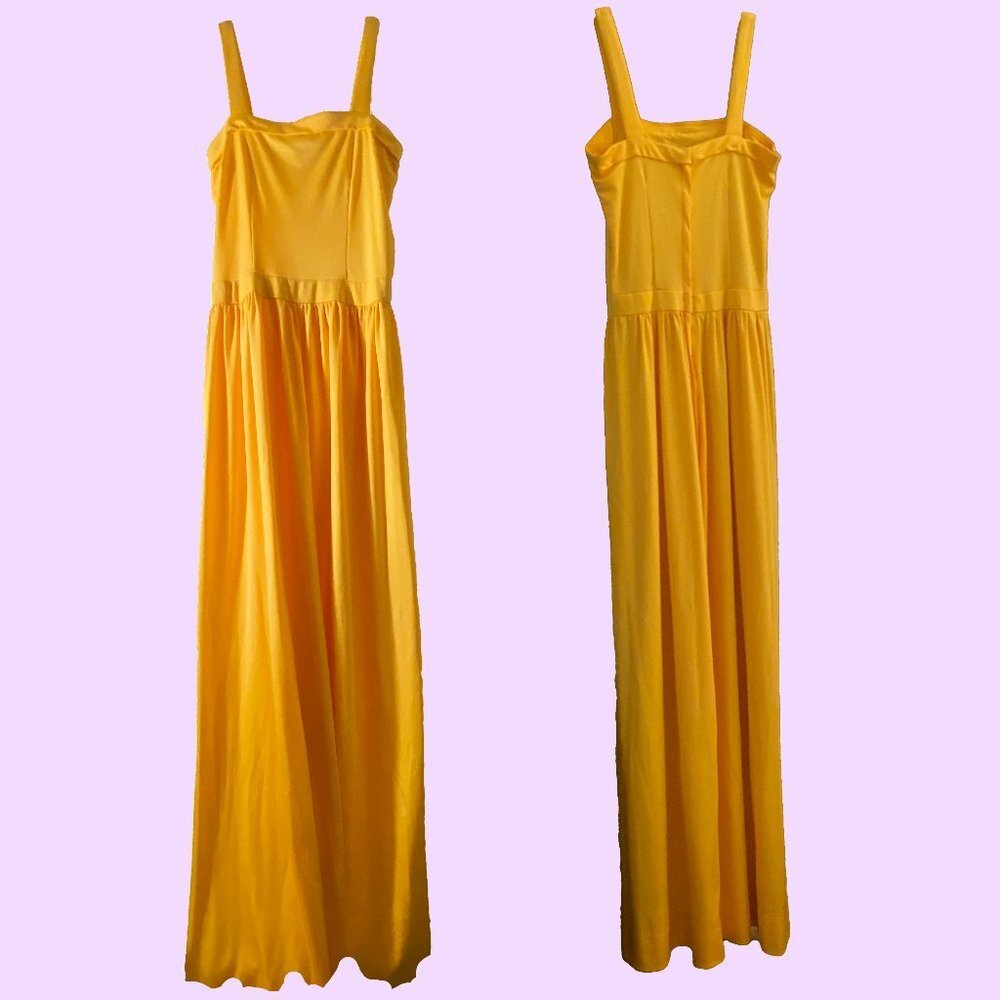 Vintage Marigold Maxi Dress